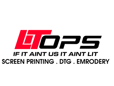 LIT OPS branding branding and identity buisnesslogo corporate identity design graphicdesign illustration logo