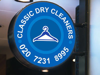 Classic Dry Cleaners branding branding and identity buisnesslogo corporate identity design graphicdesign logo