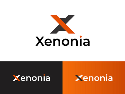 Xenonia Logo Design branding branding and identity buisnesslogo corporate identity design graphicdesign illustration logo
