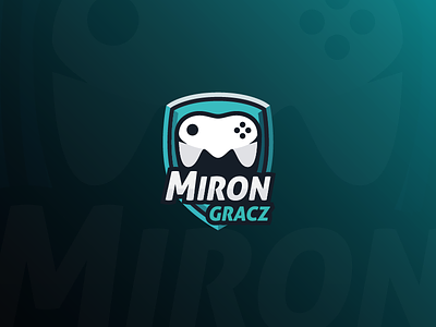 MironGracz Twitch channel logo e-sport esport games gaming joypad live logo m pad twitch twitch channel