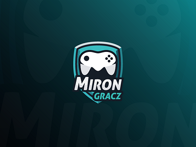 MironGracz Twitch channel logo e sport esport games gaming joypad live logo m pad twitch twitch channel