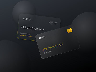 GLASSY CARD - GLASSMORPHISM app app design card design design glass glassmorphism linear noisy card ui ui design ux ux design web design