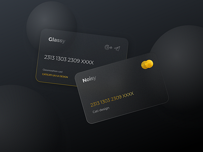 GLASSY CARD - GLASSMORPHISM