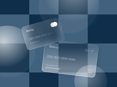 GLASS AND NOISY CARD IN FIGMA app branding card design design card design figma glass glassmorphism graphic design ui ui design ux