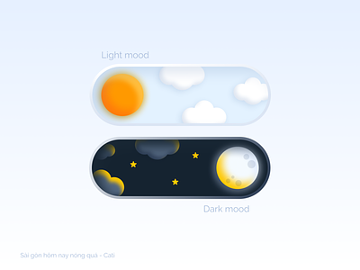 Light and dark mood button 3d app app button darkmood design lightmood scroll button tap button ui ui tool kits ux