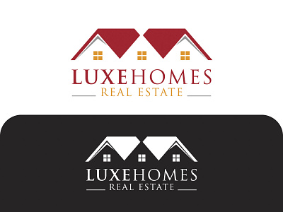 Real Estate Logo building logo business logo construction logo design creative logo custom logo home logo house logo logo logo design logodesign logotype minimal minimalist logo modern logo modern real estate real estate logo realestate red