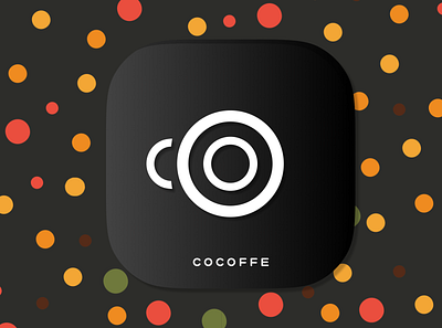 Cocoffe app branding dailyui005 design flat logo ui