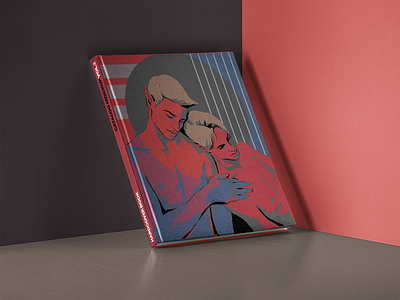 Let’s die together apolo book cover book cover art book cover design book cover illustration cover art cubism cubism art decorative frame digital illustration digital painting grama grama studio illustration melina ghadimi