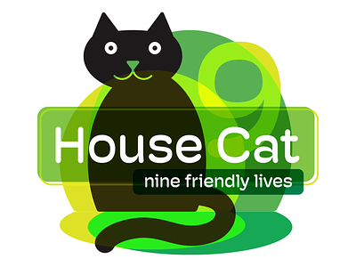 House Cat adobe illustrator cat graphic design illustration ipad typography vector