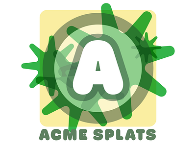 ACME Splats adobe illustrator branding design graphic design logo typography vector