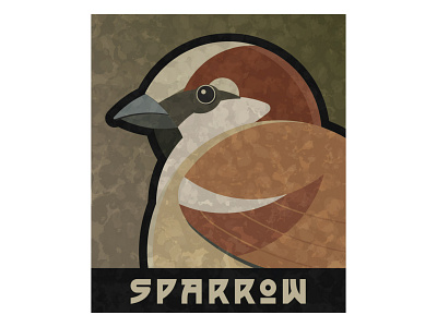 A Sparrow! adobe fresco adobe illustrator design graphic design illustration sparrow