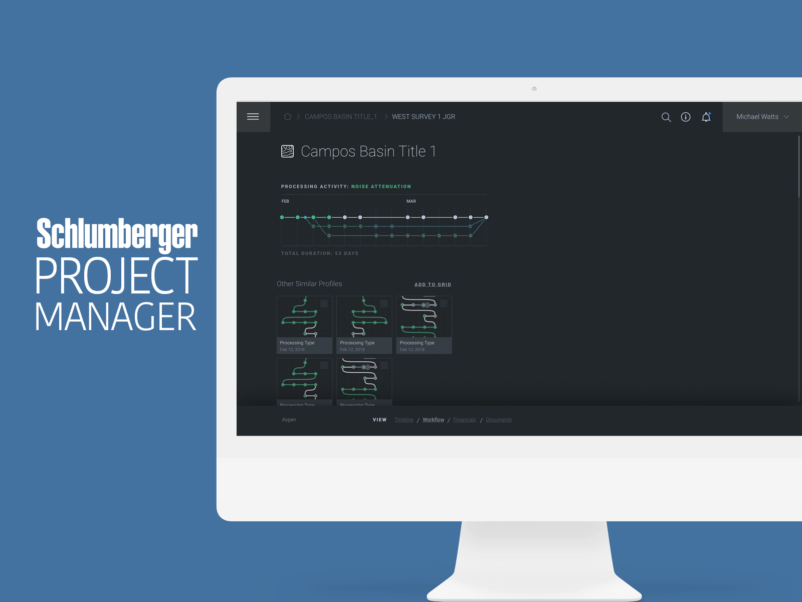 Industrial Software for Managing Multi-year Petabyte-sized Geoph