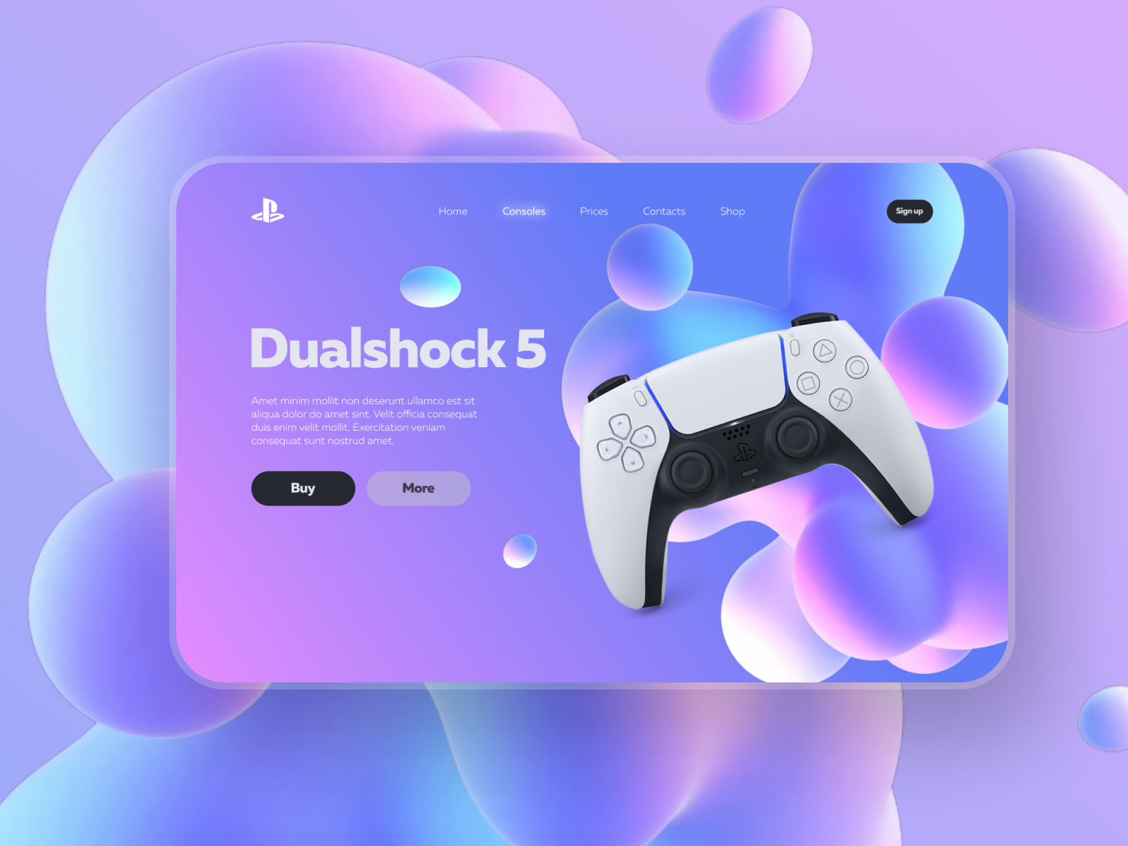Dualshock by Iryna Mironava on Dribbble