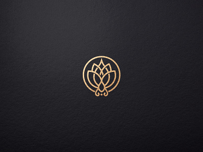 Lotus Line Abstract Flower Logo beauty logo beauty salon boutique brand branding cosmetics elegant design identity illustration logo logo design logotype lotus monogram template