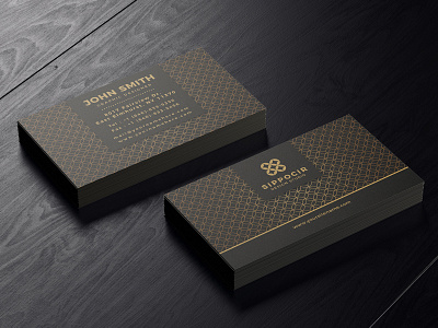 Business Card Design Template brand business card corporate design elegant design fashion store golden identity japanese pattern logo design minimal modern personal print ready shippo simple stylish sippo pattern template