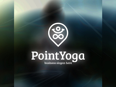 Point Yoga Logo balance brand human infinity logo logo design logo yoga logotype map locator meditation pose minimal minimalism point simple simple yoga logo vector element web yaga yoga logo zen