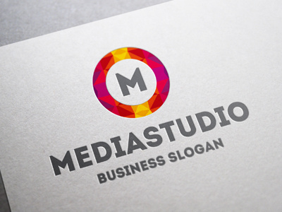 Media Studio Colorful Circle Logo branding construction digital identity digital logo entertainment identity it logotype marketing media software startup logo