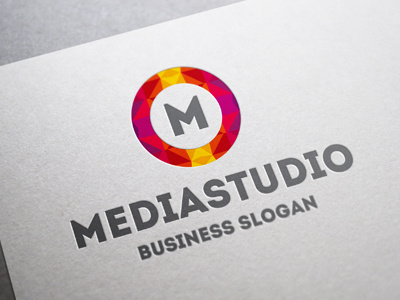 Media Studio Colorful Circle Logo