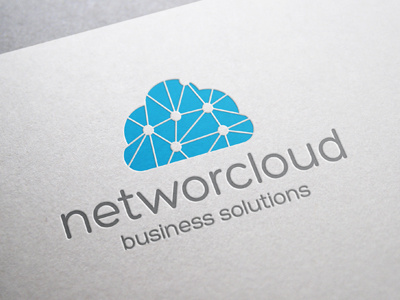 Network Cloud Logo cloud computing cloud connect data hardware host identity interactive internet logotype storage system technology wireless