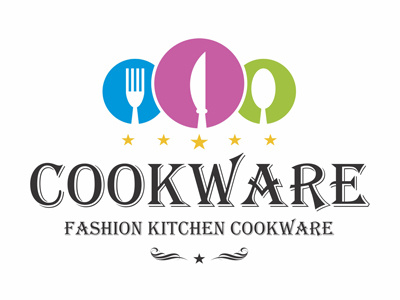Cookware - Cuisine Logo bistro cafe catering cooking elegant cuisine logo fashion logo emblem gastronomy kitchen meal reception restaurant logotype vip restaurant