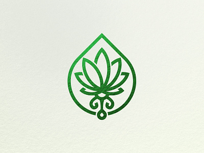 Melt Hemp Marijuana Oil Logo Cannabis Leaf Drops brand cannabis cure cannabis leaf cbd eco hemp identity logo logo design logotype marijuana pharmacy template thc visual identity weed