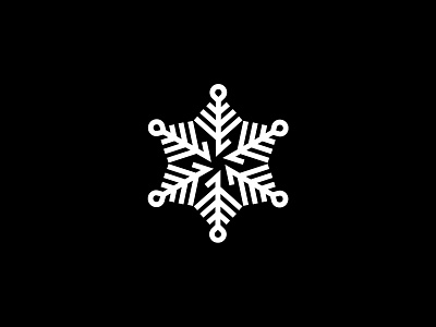 Frost Snow Logo Snowflake branding design frost logo design logomark logotype nature simple snow snow logo tech template vector shape