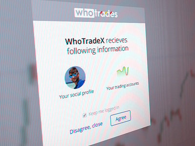 WhoTrades OAuth Form exchange finance money social network trading