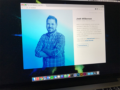 Josh Wilkerson portfolio site (coming soon) portfolio ux website