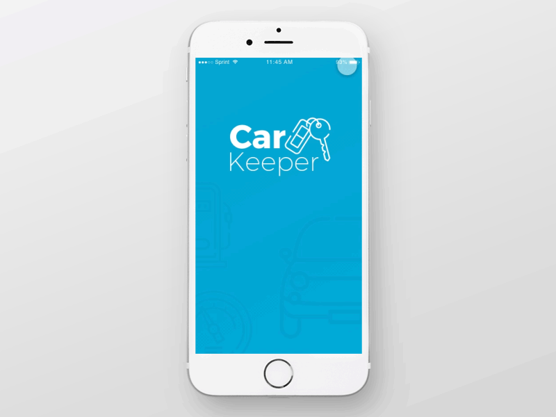 CarKeeper App Animation animated app mockup ui