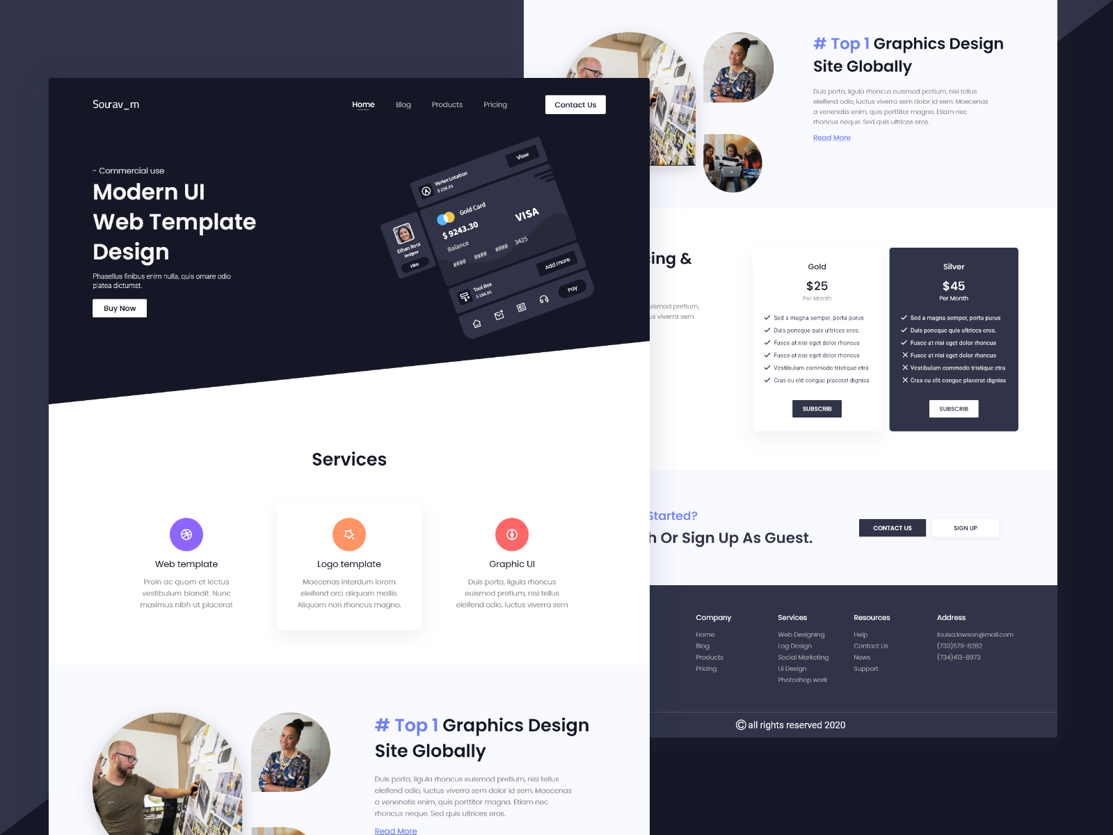 Ui design by Sourav_m on Dribbble