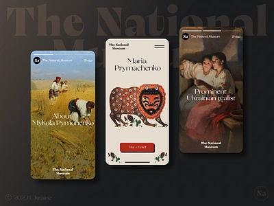 The National Museum adaptive beige branding design design bra font graphic design illustration logo minimalism mobile mobile hero screen museum stories templates typography ui ux visual web design