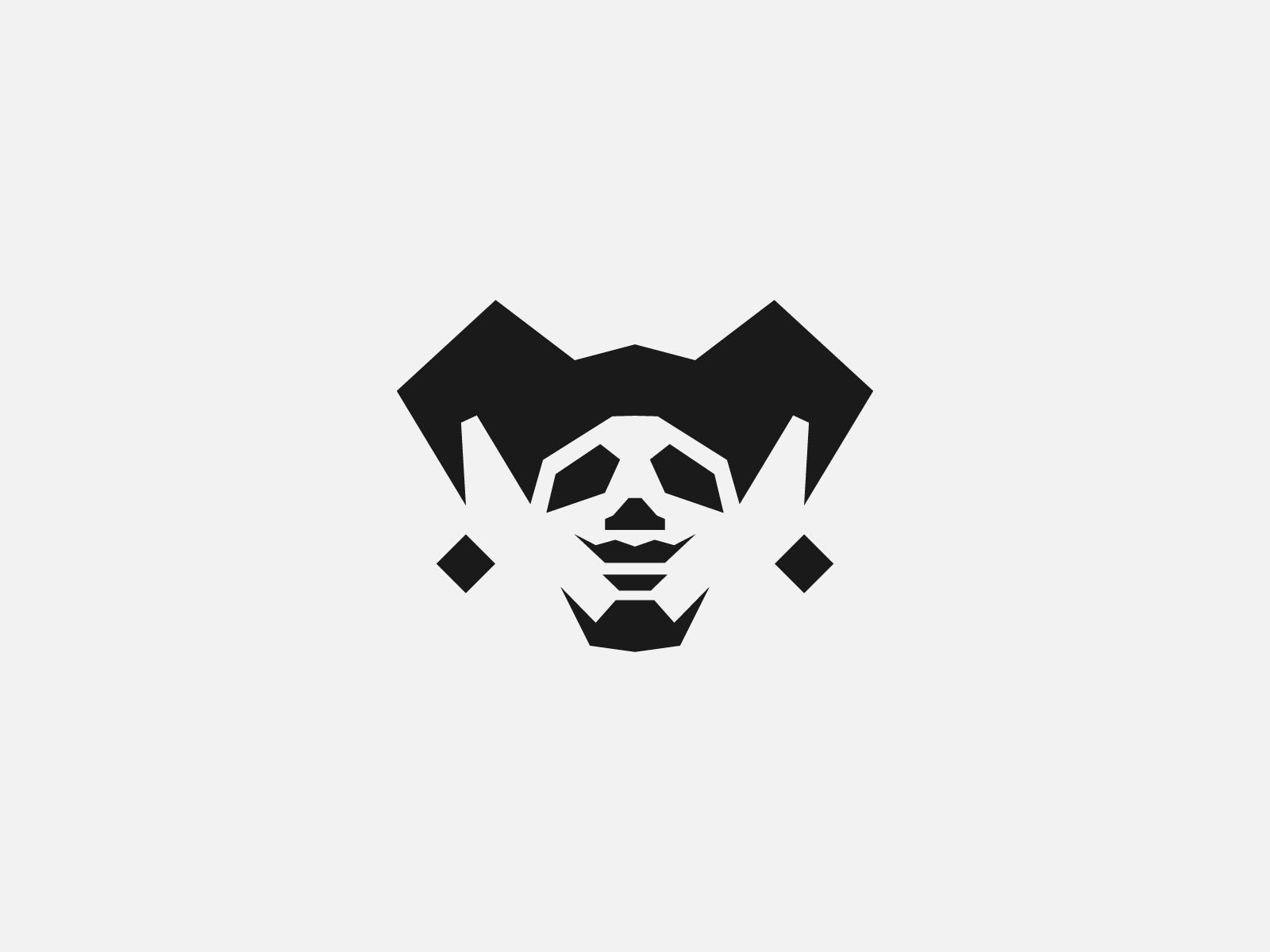 Joker Logo Black Text With Face Silhouette | Citypng