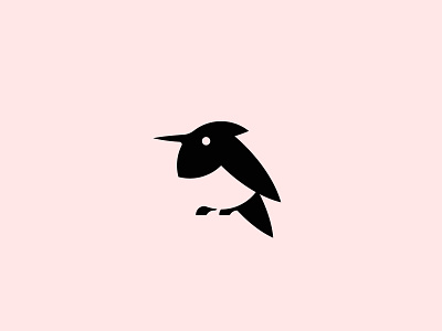 Minimal bird logo abstract bird branding hummingbird illustration little logo logodesign logotype minimal minimalism robin small vector