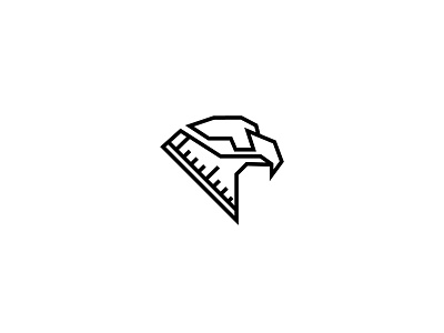 Geometric Eagle branding design eagle geometic geometry icon lineart logo logodesign logotype minimal vector