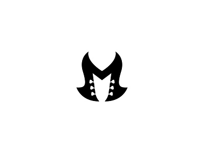 M guitar logo