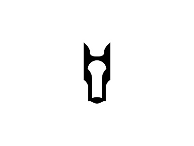 Minimal Dobermann branding design doberman dobermann dog icon logo logodesign logotype minimal vector