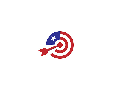 American Target american branding design icon logo logodesign logotype marketing minimal target targeting vector