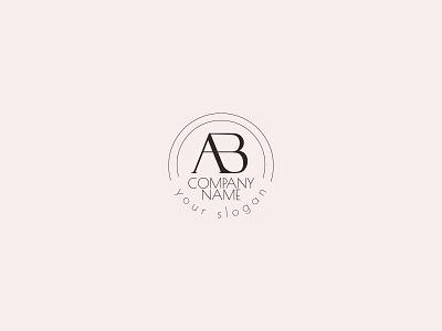 AB logo ab branding design icon letter logo logodesign logotype minimal monogram vector