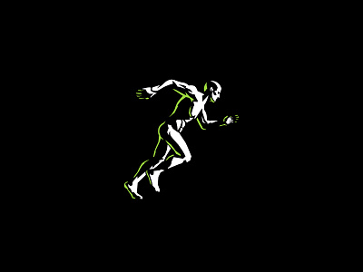 Runner logo branding design icon illustration logo logodesign logotype minimal run runner vector