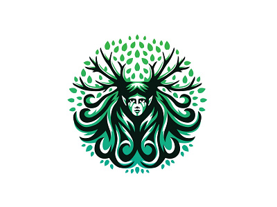 Muma Padurii branding forest icon illustration logo logodesign logotype minimal mother vector witch