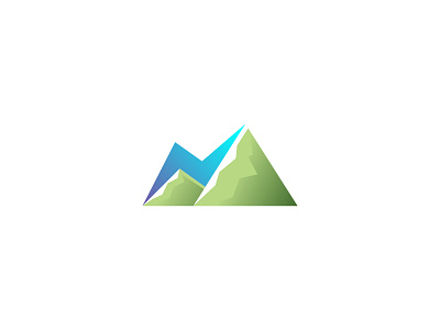 Mountains Power bolt branding design icon logo logodesign logotype minimal ountains power vector zip