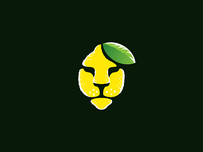 Lion Lemon branding design icon illustration lemon lion logo logodesign logotype minimal vector