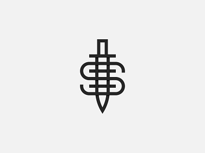 S Sword branding design icon letter logo logodesign logotype minimal s sword vector