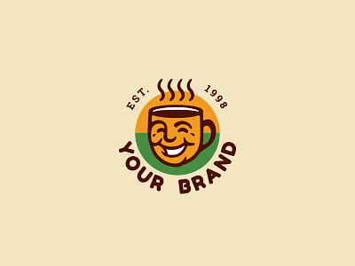 Coffee Guy coffee design guy icon illustration logo logodesign logotype minimal vector