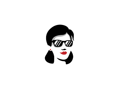 Woman with sunglasses branding design icon illustration logo logodesign logotype minimal sunglasses travel vector woman