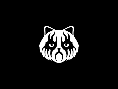 Black Metal Cat logo black metal branding cat design icon logo logodesign logotype metal minimal vector