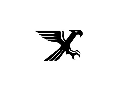 X Eagle branding design eagle icon logo logodesign logotype minimal vector