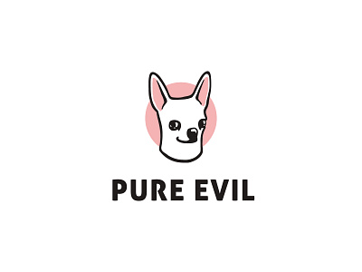 Cute Chihuahua branding chihuahua cute design dog icon illustration logo logodesign logotype minimal vector