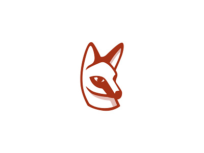 Elegant Fox branding design dog fox icon illustration logo logodesign logotype minimal vector wolf