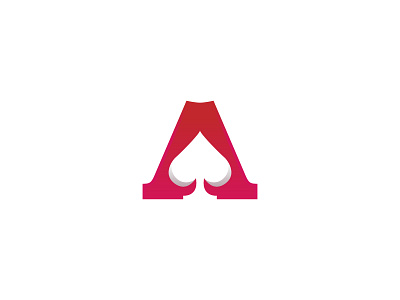 A Spade a ace branding design icon illustration letter logo logodesign logotype minimal poker spade ui vector